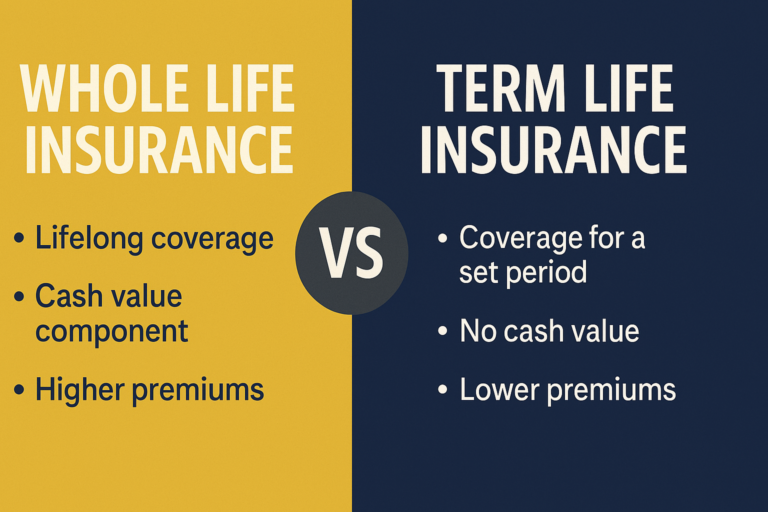 Term Life Insurance vs. Whole Life Insurance: Key Differences